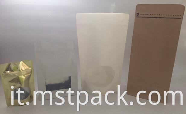 Kraft Paper Bag With Zipper